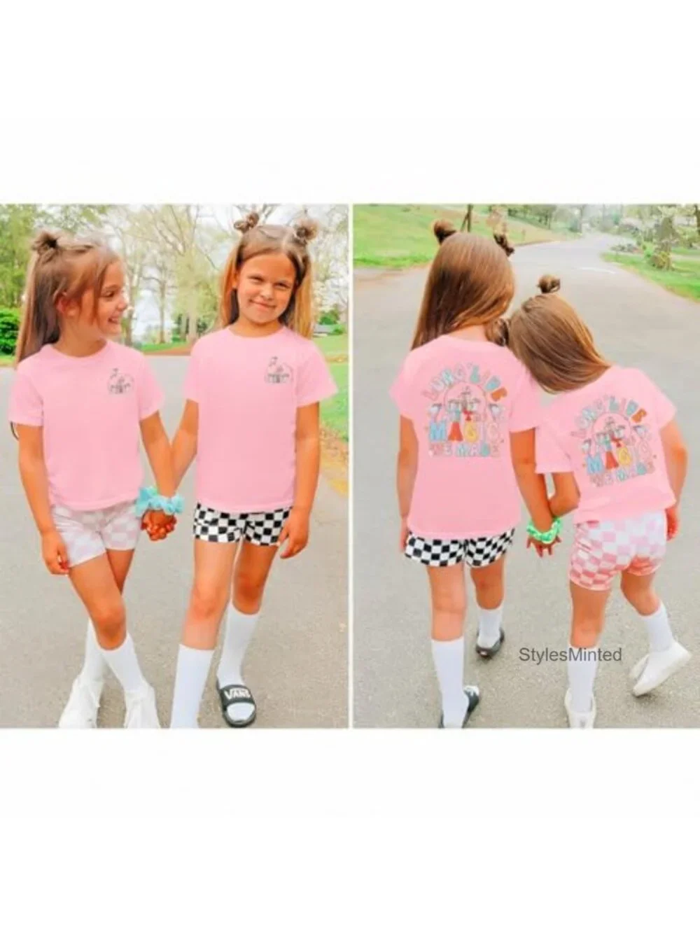 Girls Magic Kingdom Castle Tee Shirt Long Live All The Magic We Made